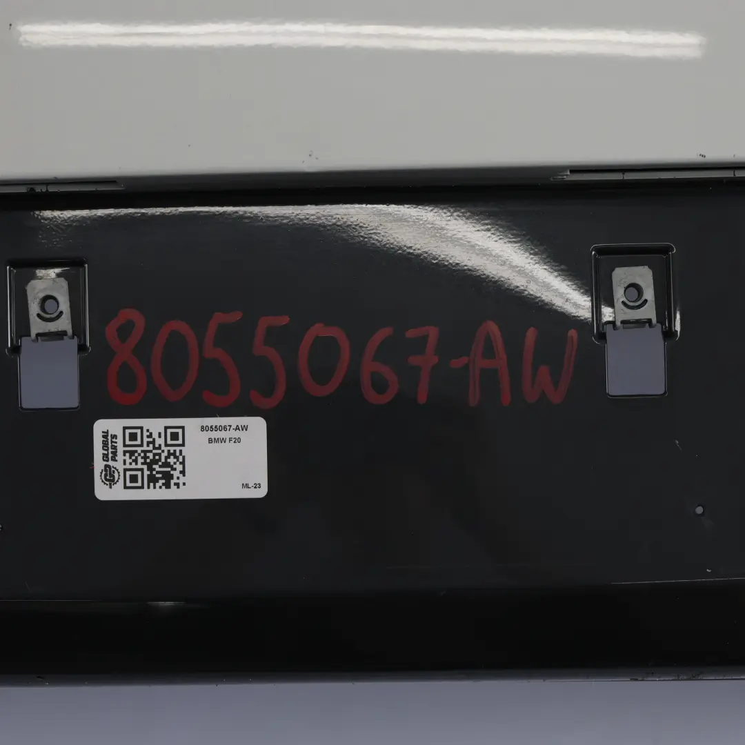 Bumper Trim Panel PDC Alpinweiss White 3 - 300 to BMW F20 F21 M Sport Rear with Part number 8055067 BMW F20 F21 M Sport Rear Bumper Trim Panel PDC Alpinweiss White 3 - 300 - SKU 8055067-AW - Part number 8055067