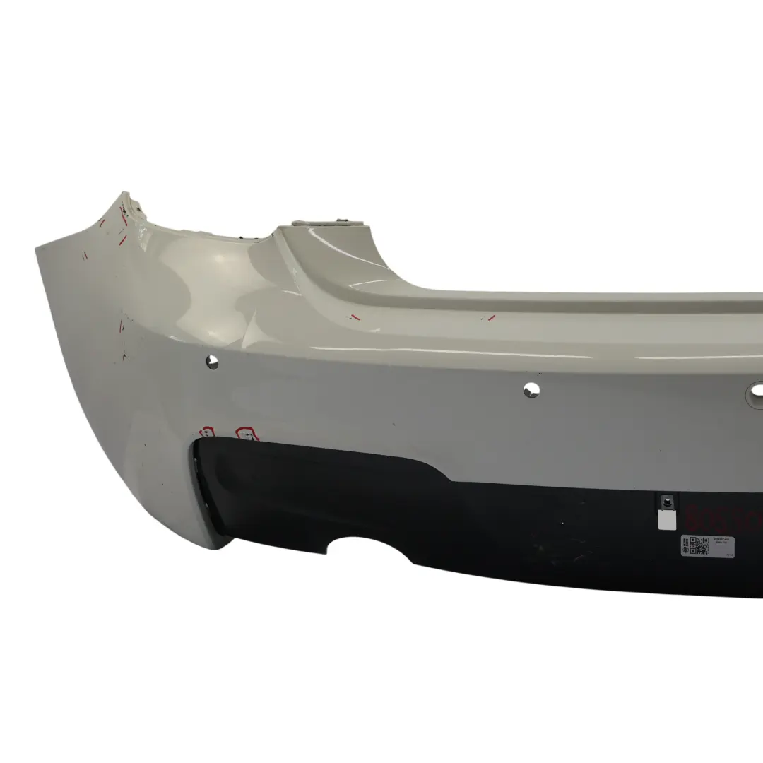 Bumper Trim Panel PDC Alpinweiss White 3 - 300 to BMW F20 F21 M Sport Rear with Part number 8055067 BMW F20 F21 M Sport Rear Bumper Trim Panel PDC Alpinweiss White 3 - 300 - SKU 8055067-AW - Part number 8055067