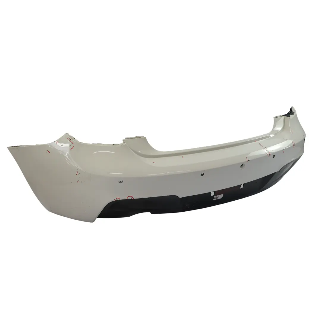 BMW F20 F21 M Sport Rear Bumper Trim Panel PDC Alpinweiss White 3 - 300 - SKU 8055067-AW - Part number 8055067