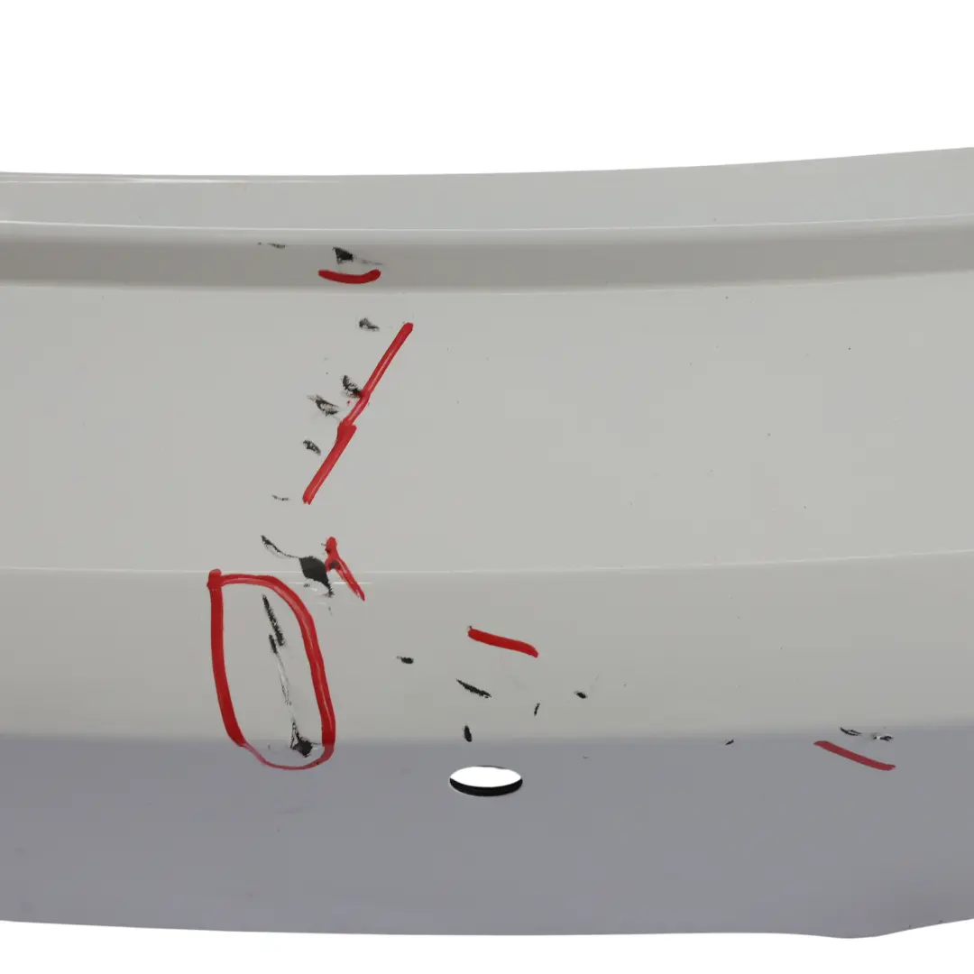 BMW F20 F21 M Sport Rear Bumper Trim Panel PDC Alpinweiss White 3 - 300 - SKU 8055067-AW - Part number 8055067