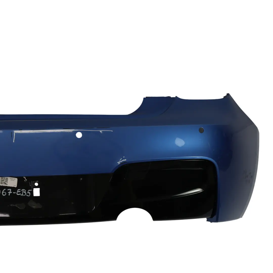 BMW F20 F21 Zderzak Tylny M-Pakiet Estorilblau Estoril Blue Niebieski - B45 - SKU 8055067-EB5 - Numer Części 8055067