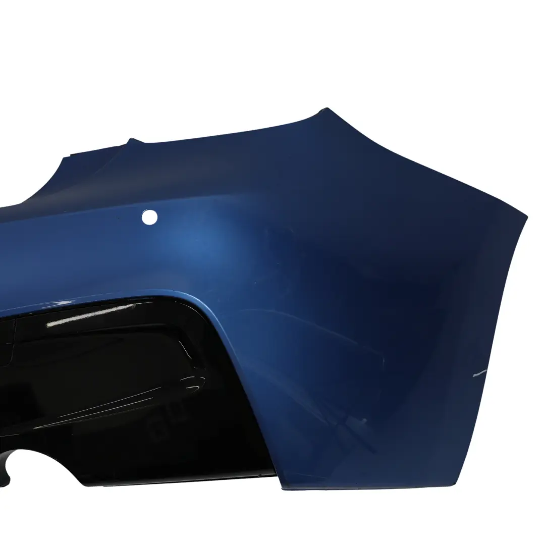 BMW F20 F21 Rear Bumper M Sport Trim Panel Estorilblau Estoril Blue - B45 - SKU 8055067-EB5 - Part number 8055067