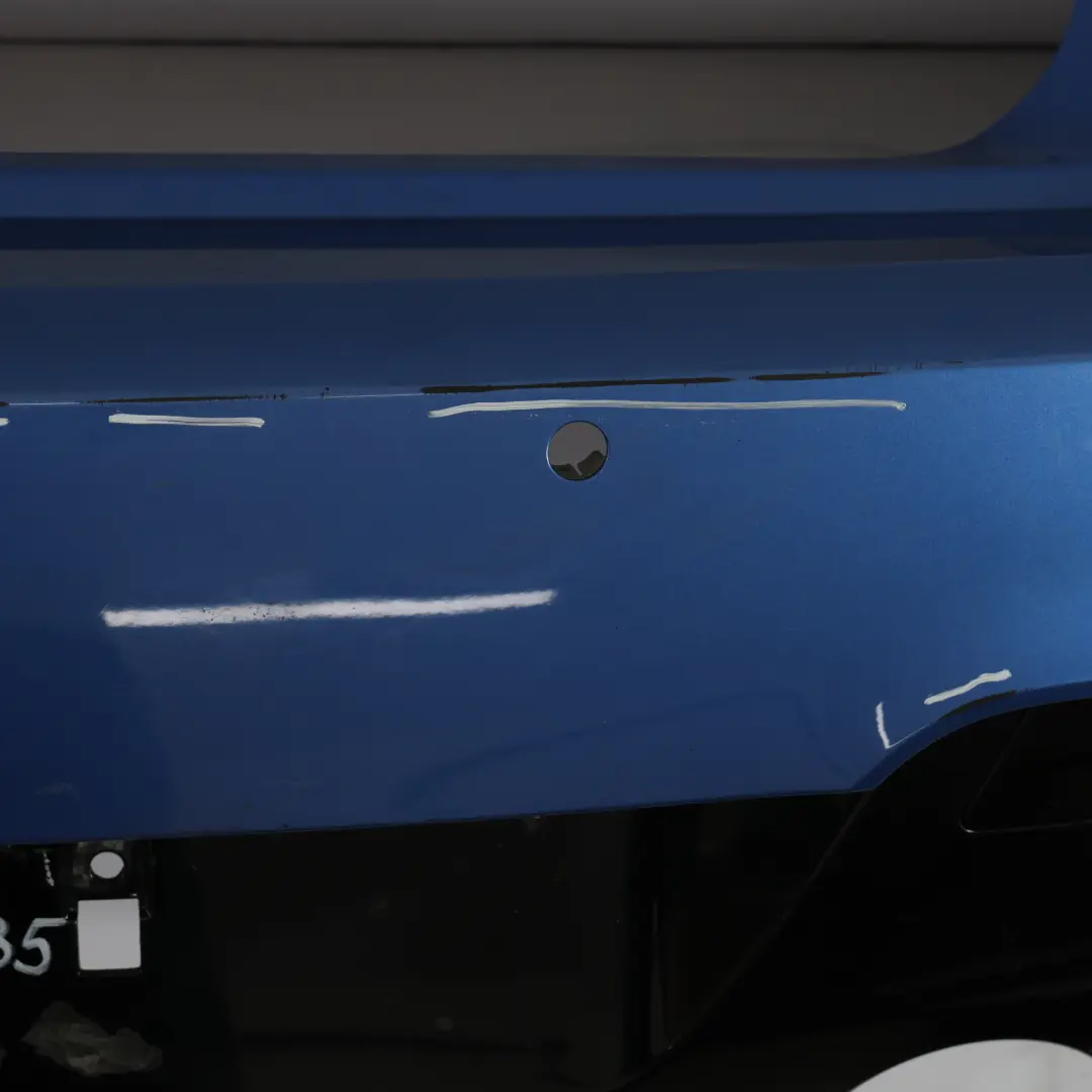 BMW F20 F21 Rear Bumper M Sport Trim Panel Estorilblau Estoril Blue - B45 - SKU 8055067-EB5 - Part number 8055067