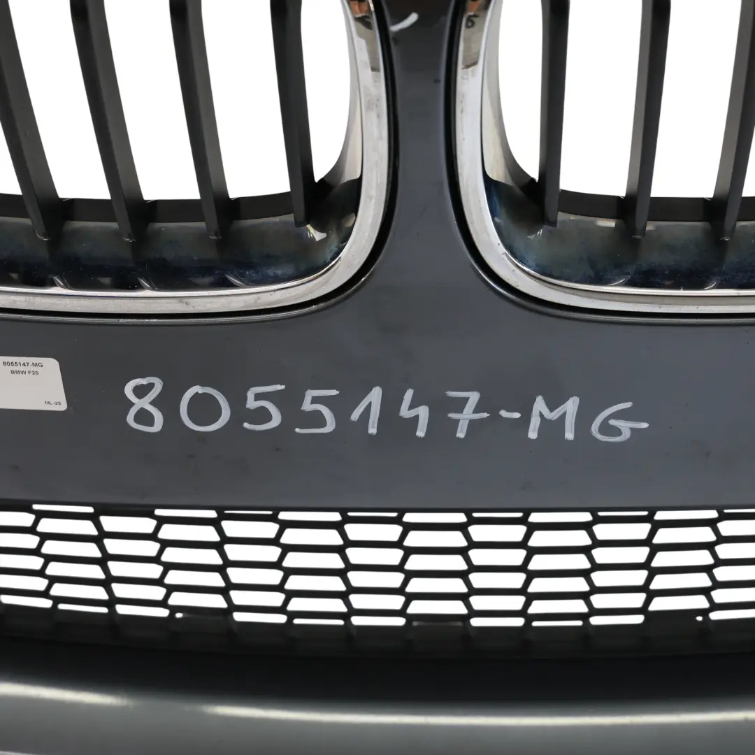 Front Bumper M Sport Trim Panel Mineralgrau Grey Metallic - B39 to BMW F20 F21 with Part number 8055147 BMW F20 F21 Front Bumper M Sport Trim Panel Mineralgrau Grey Metallic - B39 - SKU 8055147-MG - Part number 8055147