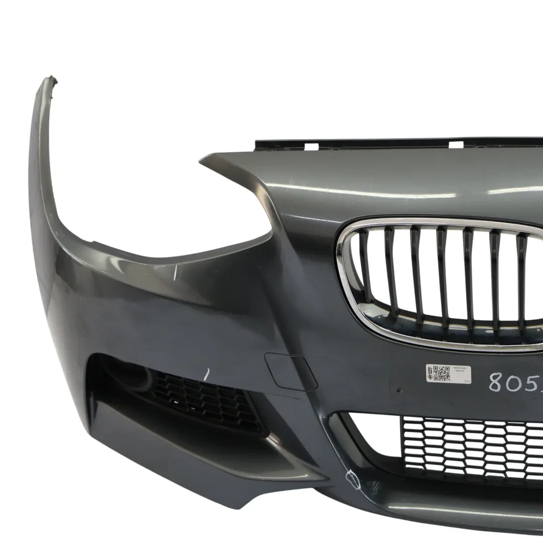 Front Bumper M Sport Trim Panel Mineralgrau Grey Metallic - B39 to BMW F20 F21 with Part number 8055147 BMW F20 F21 Front Bumper M Sport Trim Panel Mineralgrau Grey Metallic - B39 - SKU 8055147-MG - Part number 8055147