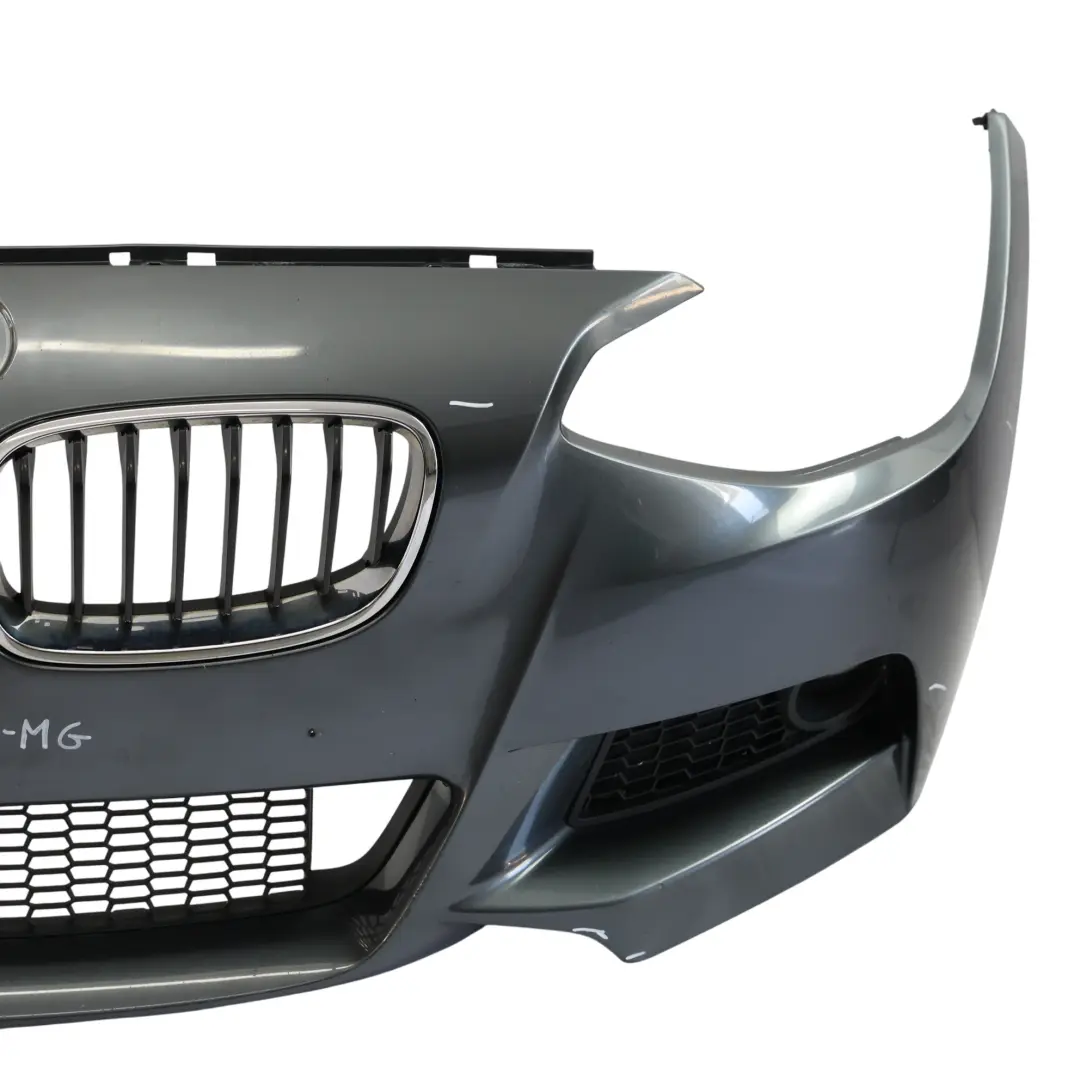 Front Bumper M Sport Trim Panel Mineralgrau Grey Metallic - B39 to BMW F20 F21 with Part number 8055147 BMW F20 F21 Front Bumper M Sport Trim Panel Mineralgrau Grey Metallic - B39 - SKU 8055147-MG - Part number 8055147