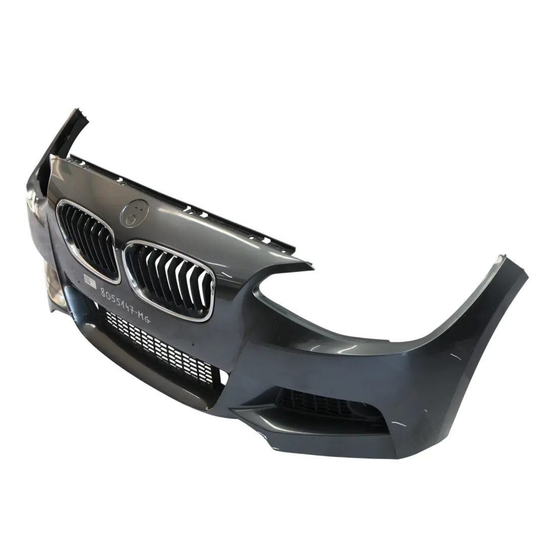 Front Bumper M Sport Trim Panel Mineralgrau Grey Metallic - B39 to BMW F20 F21 with Part number 8055147 BMW F20 F21 Front Bumper M Sport Trim Panel Mineralgrau Grey Metallic - B39 - SKU 8055147-MG - Part number 8055147