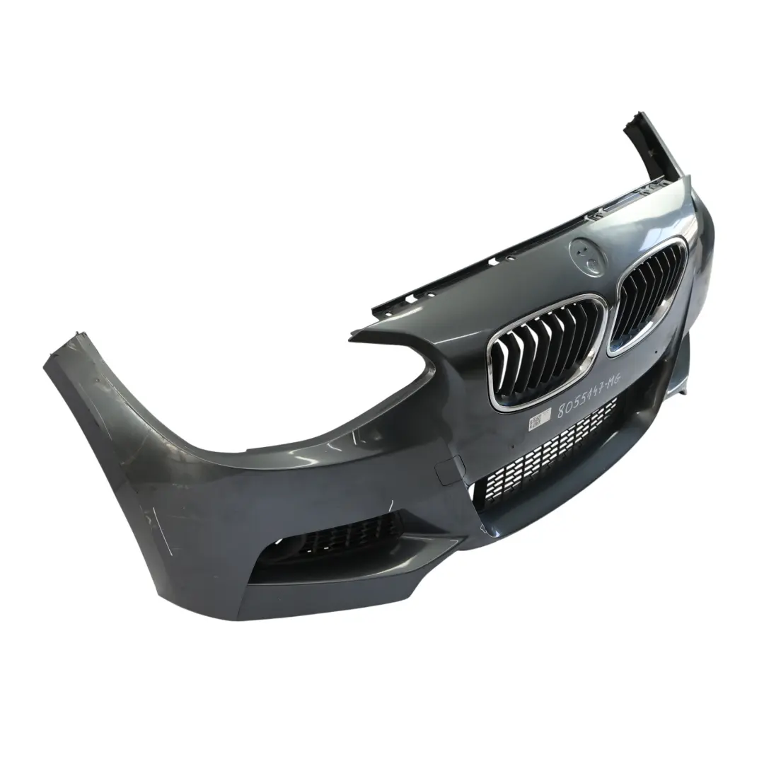 Front Bumper M Sport Trim Panel Mineralgrau Grey Metallic - B39 to BMW F20 F21 with Part number 8055147 BMW F20 F21 Front Bumper M Sport Trim Panel Mineralgrau Grey Metallic - B39 - SKU 8055147-MG - Part number 8055147