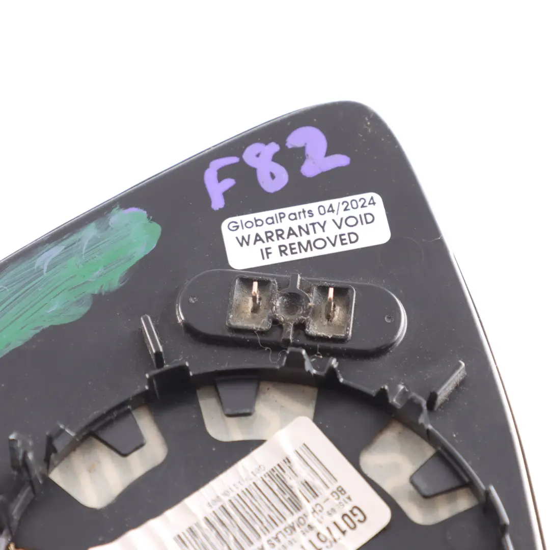 Wing Mirror Glass Wide Angle Heated Auto Left N/S to BMW F30 F31 F33 F87 with Part number 8059567 BMW F30 F31 F33 F87 Wing Mirror Glass Wide Angle Heated Auto Left N/S - SKU 8059567 - Part number 8059567