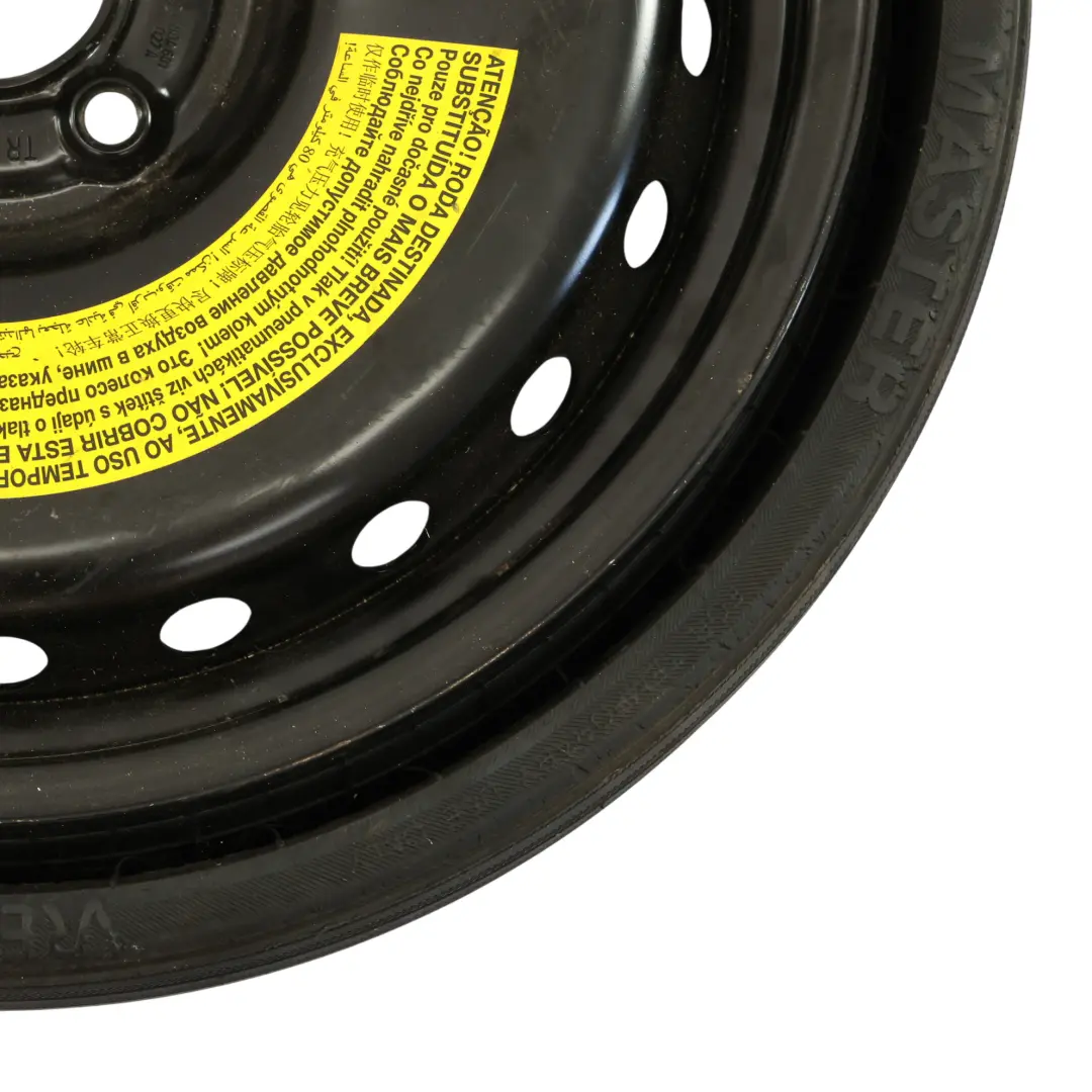 Roue De Secours Space Master Jante Acier R18 3,5J 195/75 pour Audi Q5 8R à propos du numéro de pièce 80A601027A Audi Q5 8R Roue De Secours Space Master Jante Acier R18 3,5J 195/75 - SKU 80A601027A - Numéro de pièce 80A601027A