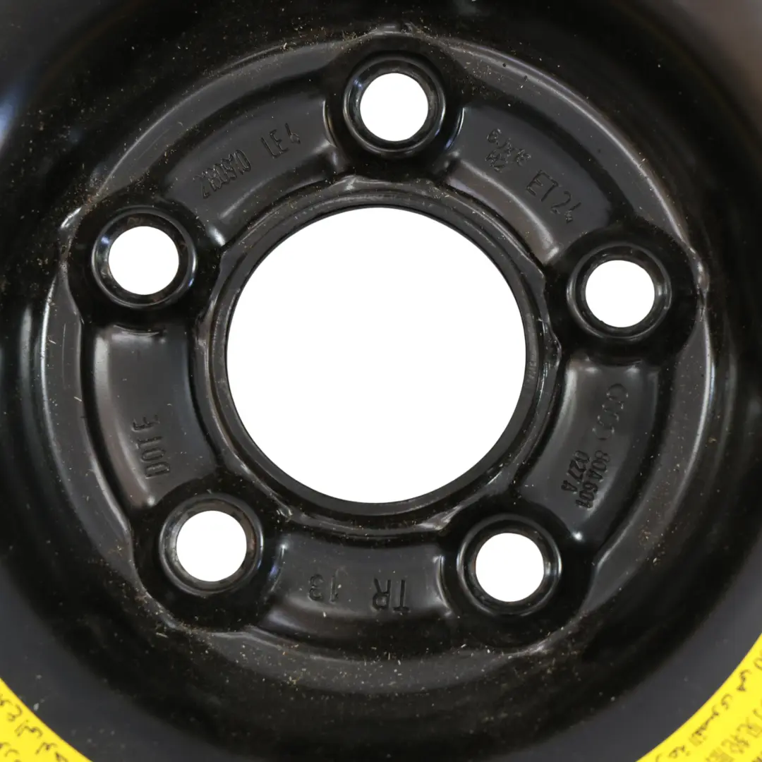 Audi Q5 8R Spare Wheel Space Master Steel Rim R18 3,5J 195/75 - SKU 80A601027A - Part number 80A601027A