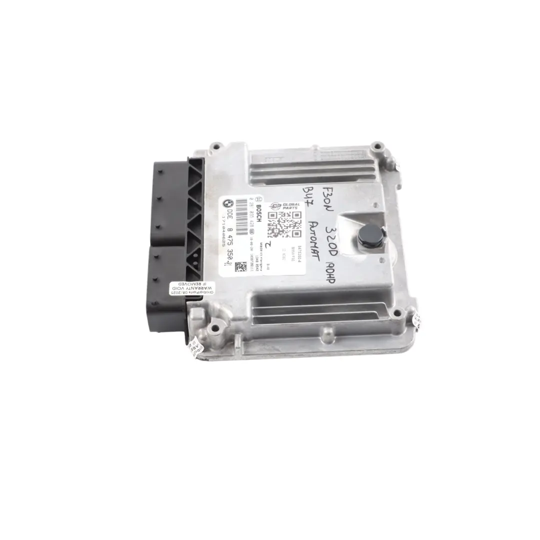 BMW F20 F21 F30 LCI 120d 320d B47 190HP Control Module DDE ECU 8475350 Automatic - SKU 8475350-4 - Part number 8574752
