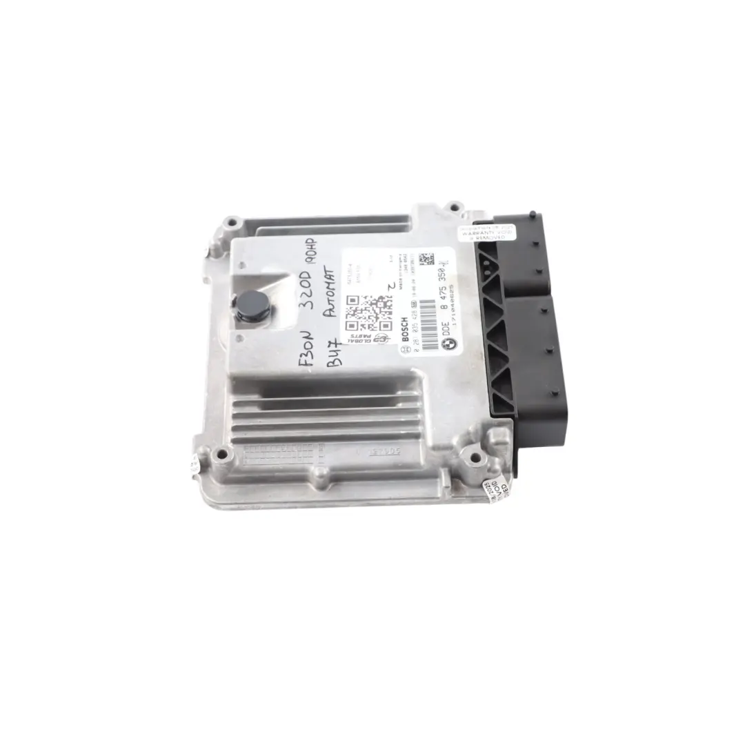 BMW F20 F21 F30 LCI 120d 320d B47 190HP Control Module DDE ECU 8475350 Automatic - SKU 8475350-4 - Part number 8574752