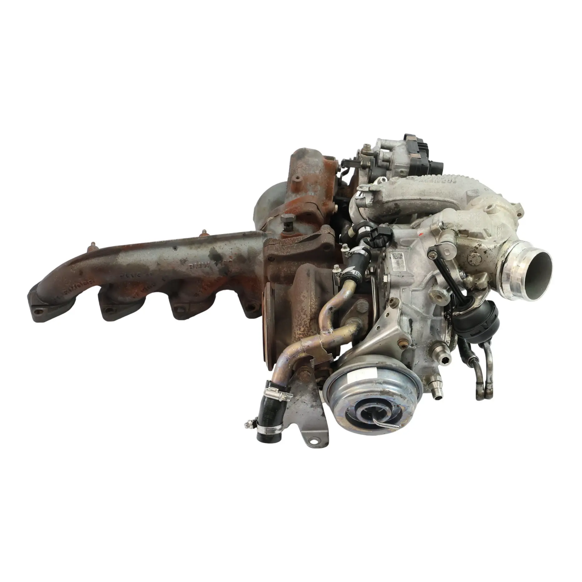 BMW F30 F31 F32 F10 Bi-Turbo Complete Turbocharger 335dX 435dX 535d N57Z 8508092