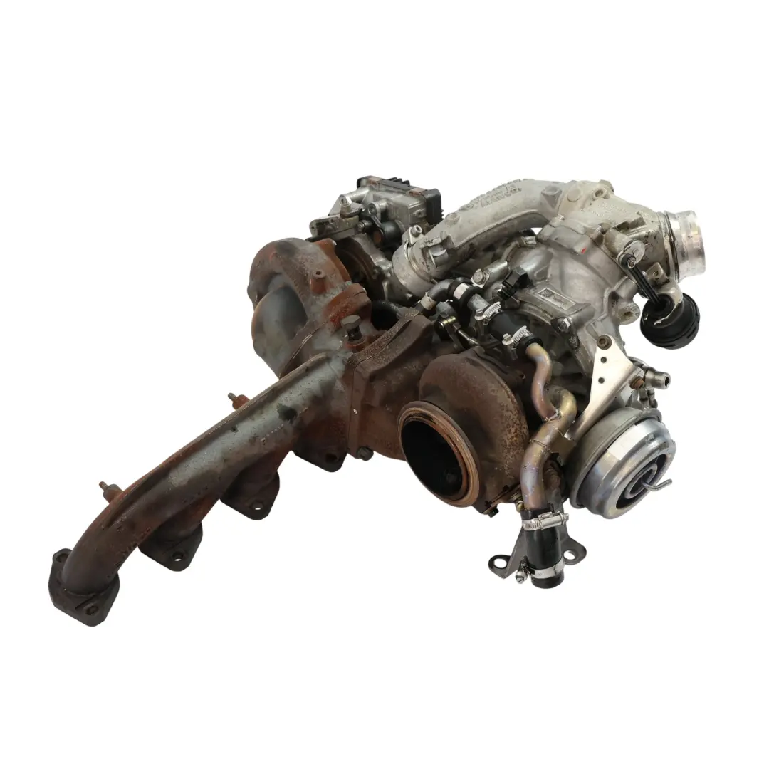 Complete Turbocharger 335dX 435dX 535d N57Z to BMW F30 F31 F32 F10 Bi-Turbo with Part number 8508092 BMW F30 F31 F32 F10 Bi-Turbo Complete Turbocharger 335dX 435dX 535d N57Z - SKU 8508092 - Part number 8508092