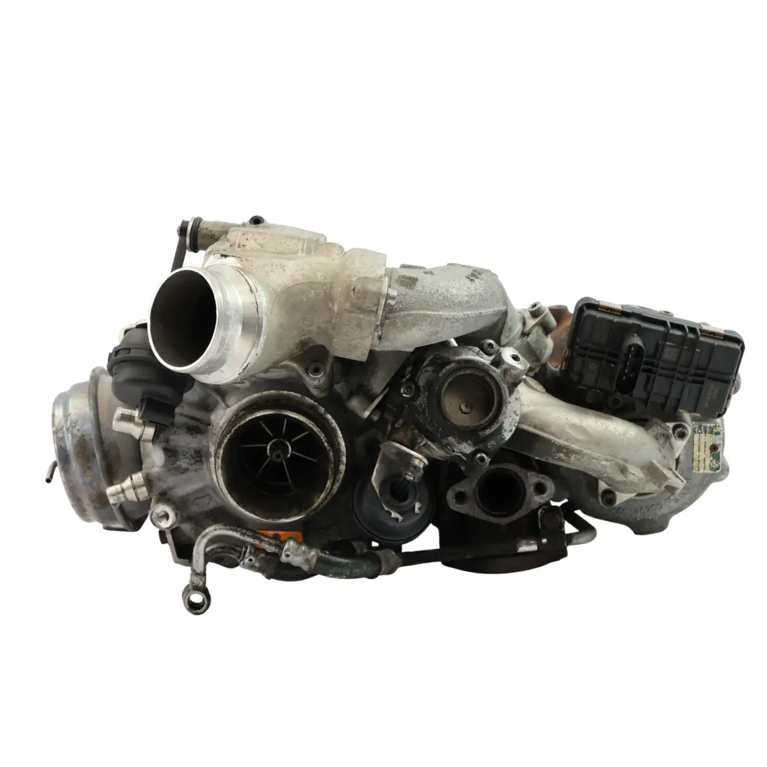 BMW F30 F31 F32 F10 Bi-Turbo Complete Turbocharger 335dX 435dX 535d N57Z - SKU 8508092 - Part number 8508092