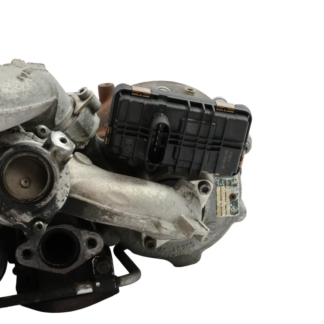 Complete Turbocharger 335dX 435dX 535d N57Z to BMW F30 F31 F32 F10 Bi-Turbo with Part number 8508092 BMW F30 F31 F32 F10 Bi-Turbo Complete Turbocharger 335dX 435dX 535d N57Z - SKU 8508092 - Part number 8508092