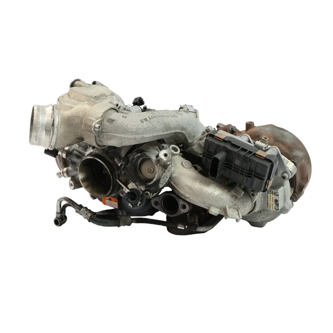 BMW F30 F31 F32 F10 Bi-Turbo Complete Turbocharger 335dX 435dX 535d N57Z - SKU 8508092 - Part number 8508092