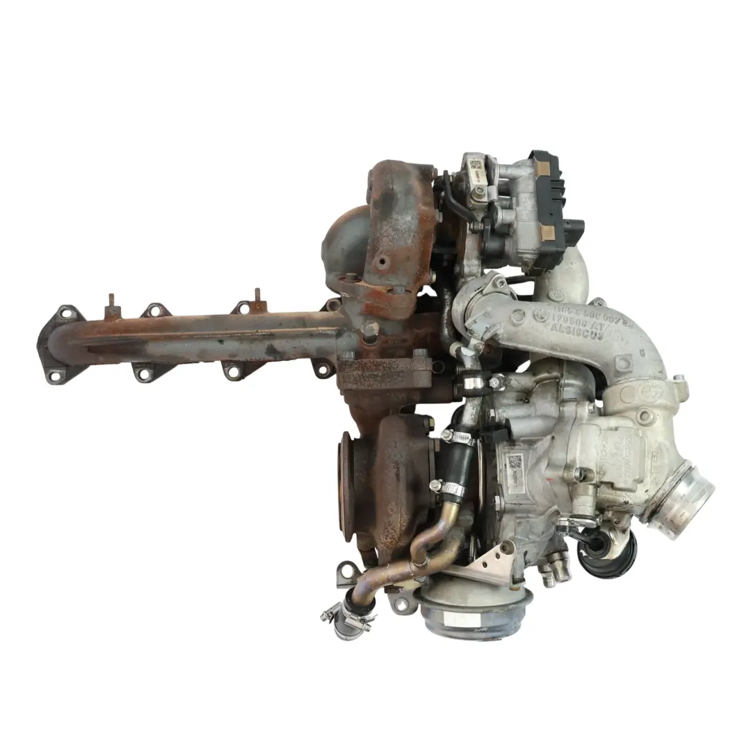 BMW F30 F31 F32 F10 Bi-Turbo Complete Turbocharger 335dX 435dX 535d N57Z - SKU 8508092 - Part number 8508092
