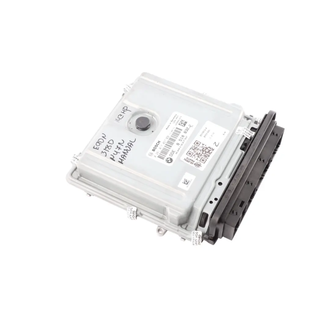 BMW E90 E91 LCI 318d N47N 143HP Engine Control ECU DDE Manual - SKU 8510832-4 - Part number 8510832