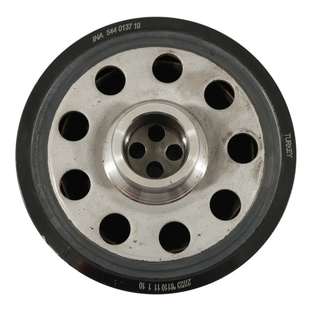 BMW E90 LCI F20 F30 N47N Cigüeñal Vibración Amortiguador Polea Diesel - SKU 8512072-2 - Número de pieza 8512072