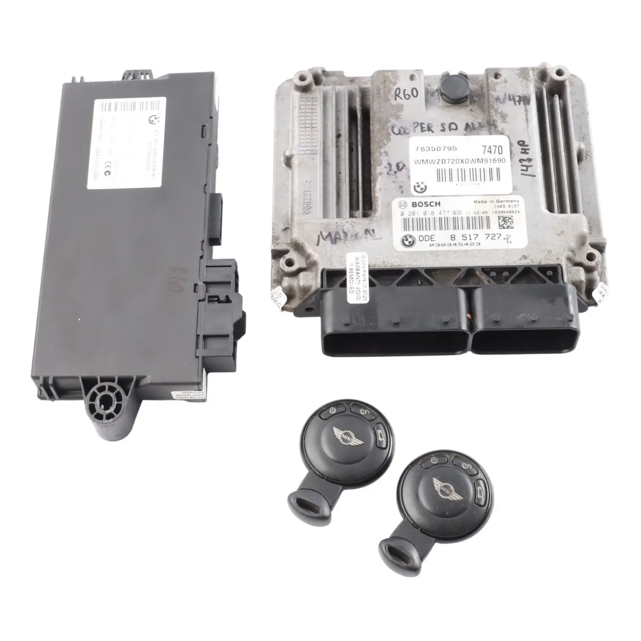 Mini Cooper SD ALL4 R56 LCI R60 143HP N47N Engine ECU Kit DDE 8517727 Manual