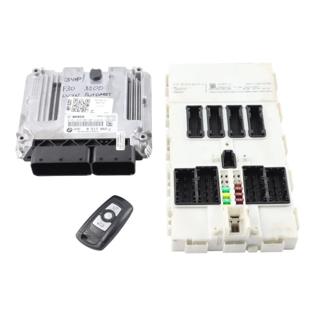 BMW F20 F21 F30 F31 F32 N47N 184HP Engine Control ECU DDE Kit Automatic - SKU 8517862-12 - Part number 8517862