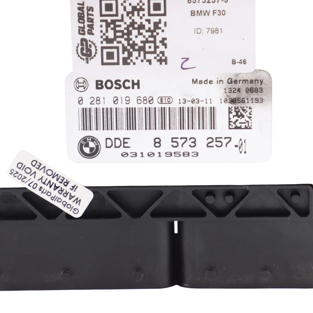 N47N 163HP Moteur ECU DDE Manuel pour BMW F20 F30 F32 120d 320d 420d Diesel à propos du numéro de pièce 8573257 BMW F20 F30 F32 120d 320d 420d Diesel N47N 163HP Moteur ECU DDE Manuel - SKU 8573257-9 - Numéro de pièce 8573257