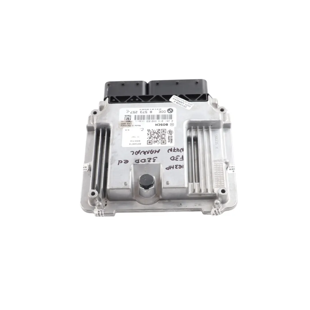 N47N 163HP Komputer Silnika ECU DDE do BMW F20 F30 F32 120d 320d 420d o numerze 8573257 BMW F20 F30 F32 120d 320d 420d N47N 163HP Komputer Silnika ECU DDE - SKU 8573257-9 - Numer Części 8573257