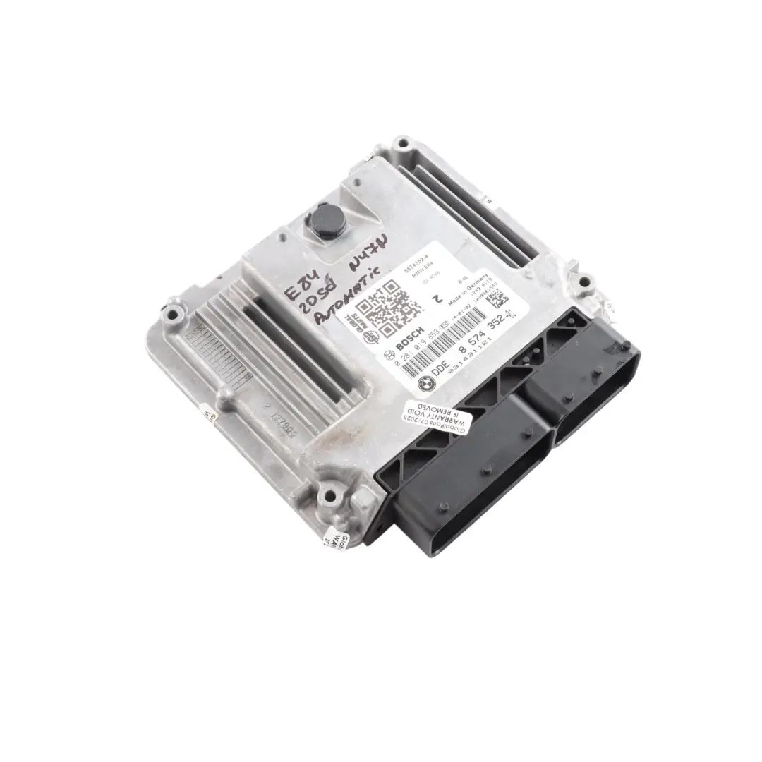 BMW X1 E84 320sd Diesel N47N 184HP Engine Control ECU DDE 8574352 Automatic - SKU 8574352-4 - Part number 8519668