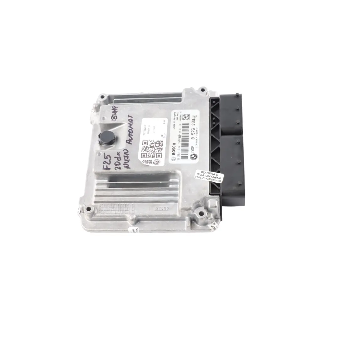 BMW F30 F31 F32 320dX 420dX N47N 184HP Engine ECU Kit DDE Automatic - SKU 8576333-7 - Part number 8576333
