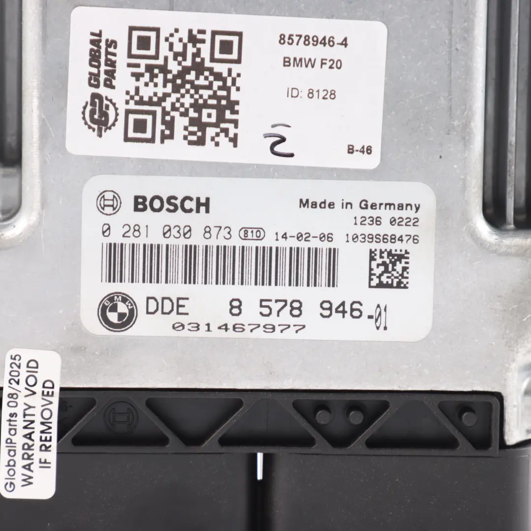 120Xd 320Xd 420Xd N47N Calculateur Gestion Moteur DDE pour BMW F20 F30 F32 à propos du numéro de pièce 8578946 BMW F20 F30 F32 120Xd 320Xd 420Xd N47N Calculateur Gestion Moteur DDE - SKU 8578946-4 - Numéro de pièce 8578946