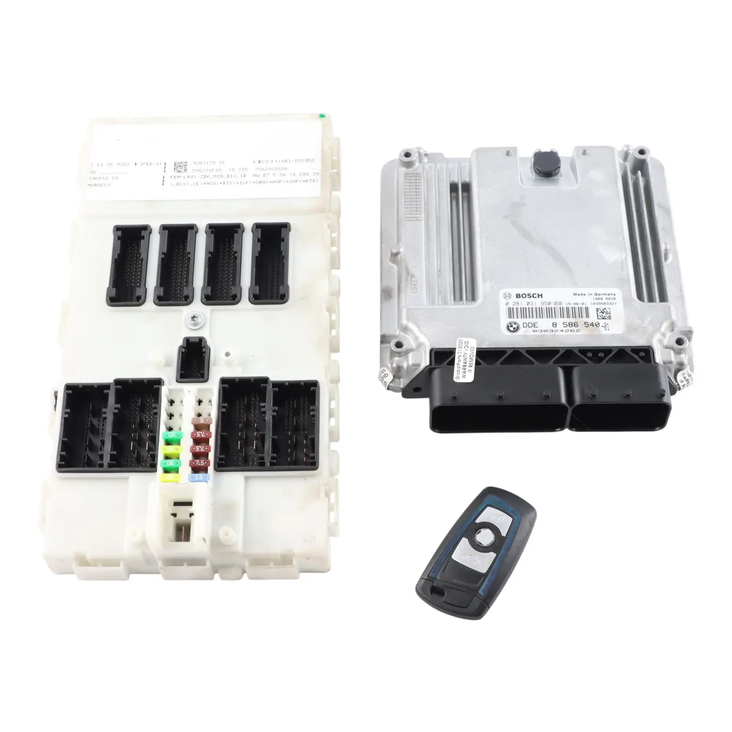 BMW F34 330dX N57N 258HP Engine Control ECU DDE Kit 8586540 Automatic