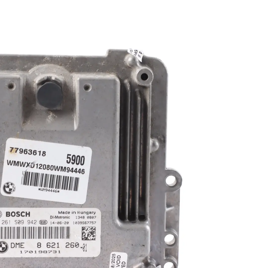 Mini Cooper S R60 JCW ALL4 N18 218HP Engine Control ECU DME Manual - SKU 8621260-3 - Part number 8621260