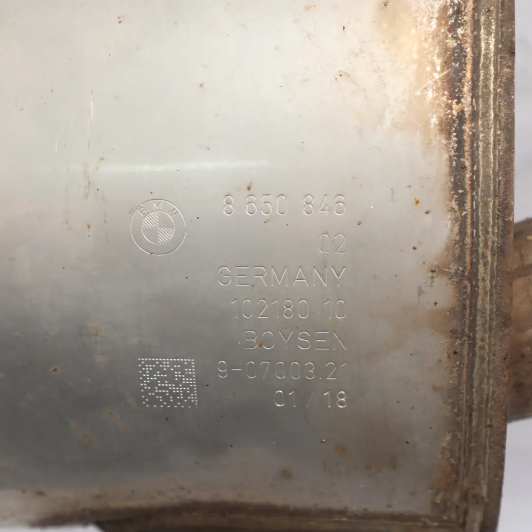 Exhaust Silencer Rear Back Box Muffler M140i B58 Petrol 8650846 to BMW F20 F21 LCI with Part number 8638779 BMW F20 F21 LCI Exhaust Silencer Rear Back Box Muffler M140i B58 Petrol 8650846 - SKU 8638779-1 - Part number 8638779
