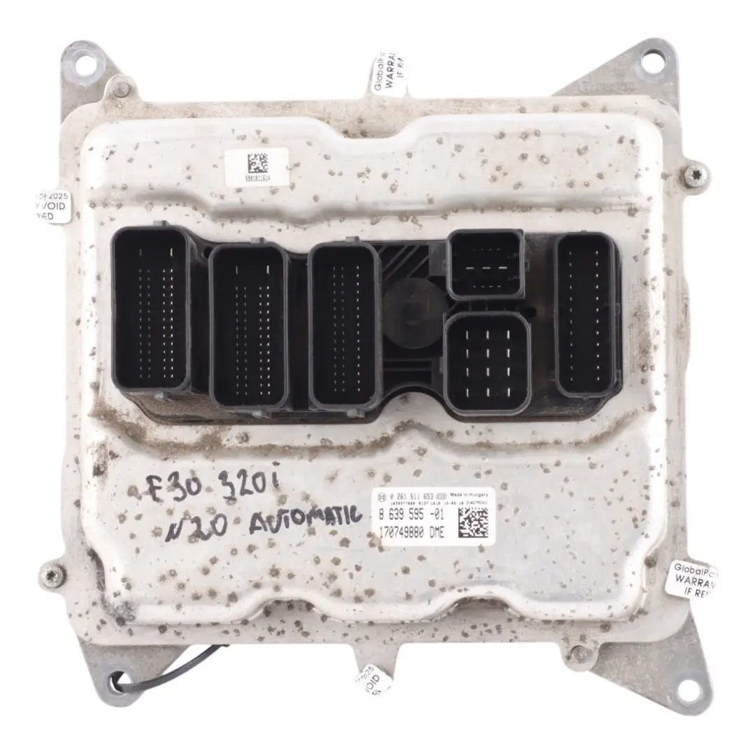 N20 184HP Engine Control DME ECU Automatic to BMW F30 F31 F32 320i 420i with Part number 8639595 BMW F30 F31 F32 320i 420i N20 184HP Engine Control DME ECU Automatic - SKU 8639595-11 - Part number 8639595