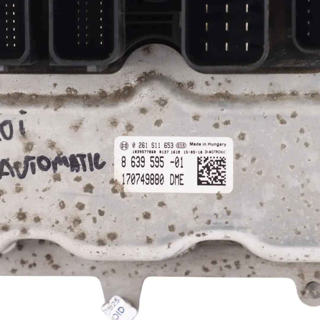 BMW F30 F31 F32 320i 420i N20 184HP Engine Control DME ECU Automatic - SKU 8639595-11 - Part number 8639595