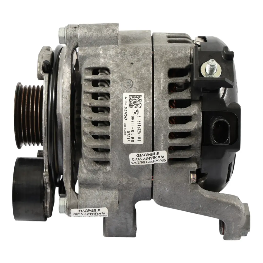 Lichtmaschine Benzinmotor Einheit 180A für BMW F20 F21 F30 F31 LCI F32 F33 mit Teilenummer 8645325 BMW F20 F21 F30 F31 LCI F32 F33 Lichtmaschine Benzinmotor Einheit 180A - SKU 8645325-2 - Teilenummer 8645325