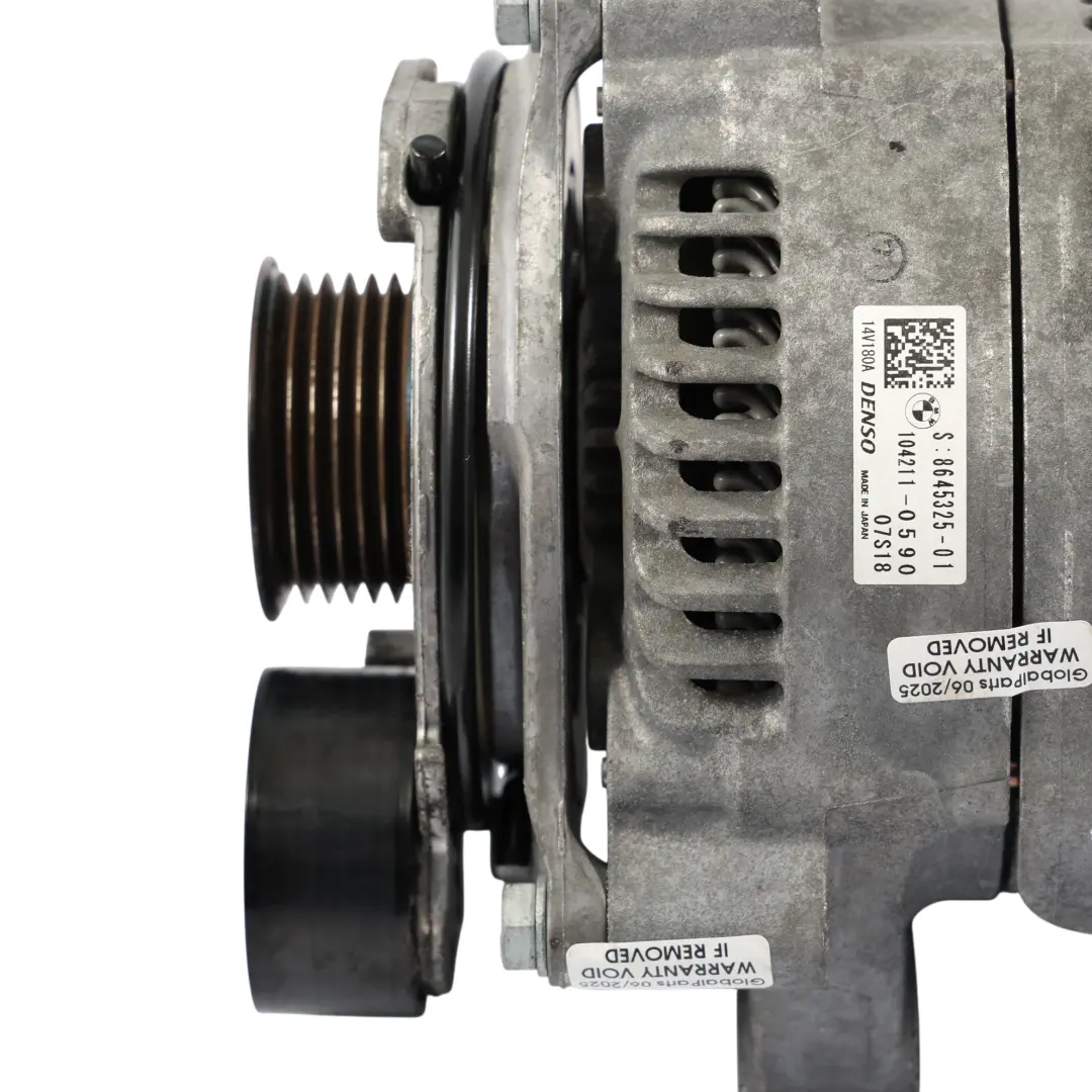 Alternateur Moteur Essence 180A pour BMW F20 F21 F30 F31 LCI F32 F33 F34 à propos du numéro de pièce 8645325 BMW F20 F21 F30 F31 LCI F32 F33 F34 Alternateur Moteur Essence 180A - SKU 8645325-2 - Numéro de pièce 8645325
