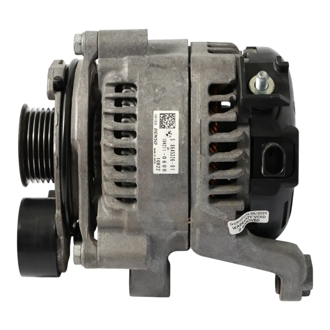 Alternateur-Générateur 14 V 190A pour BMW F20 F21 F30 F31 LCI F32 F33 F34 à propos du numéro de pièce 8645326 BMW F20 F21 F30 F31 LCI F32 F33 F34 Alternateur-Générateur 14 V 190A - SKU 8645326 - Numéro de pièce 8645326