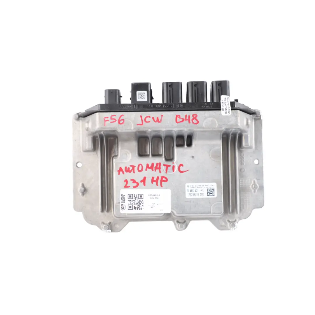 231HP B48 Engine Control ECU DME Kit Automatic to Mini F56 F57 F60 JCW 225i with Part number 8654466 Mini F56 F57 F60 JCW 225i 231HP B48 Engine Control ECU DME Kit Automatic - SKU 8654466-2 - Part number 8654466