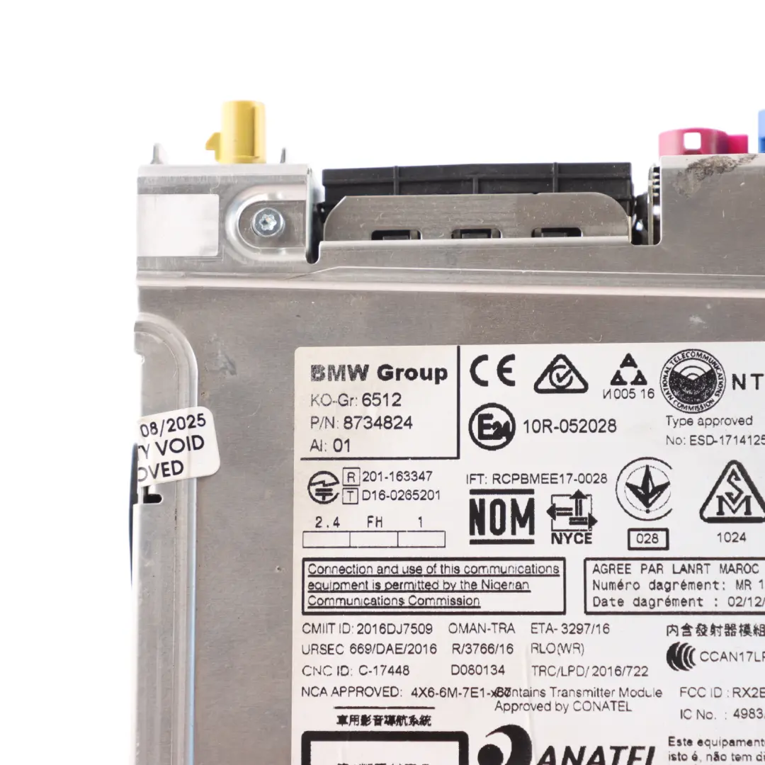 Stereo Radio CD Player MP3 Head Unit to BMW F21 F30 LCI G30 X1 F48 X3 G01 with Part number 8734824 BMW F21 F30 LCI G30 X1 F48 X3 G01 Stereo Radio CD Player MP3 Head Unit - SKU 8734824-1 - Part number 8734824