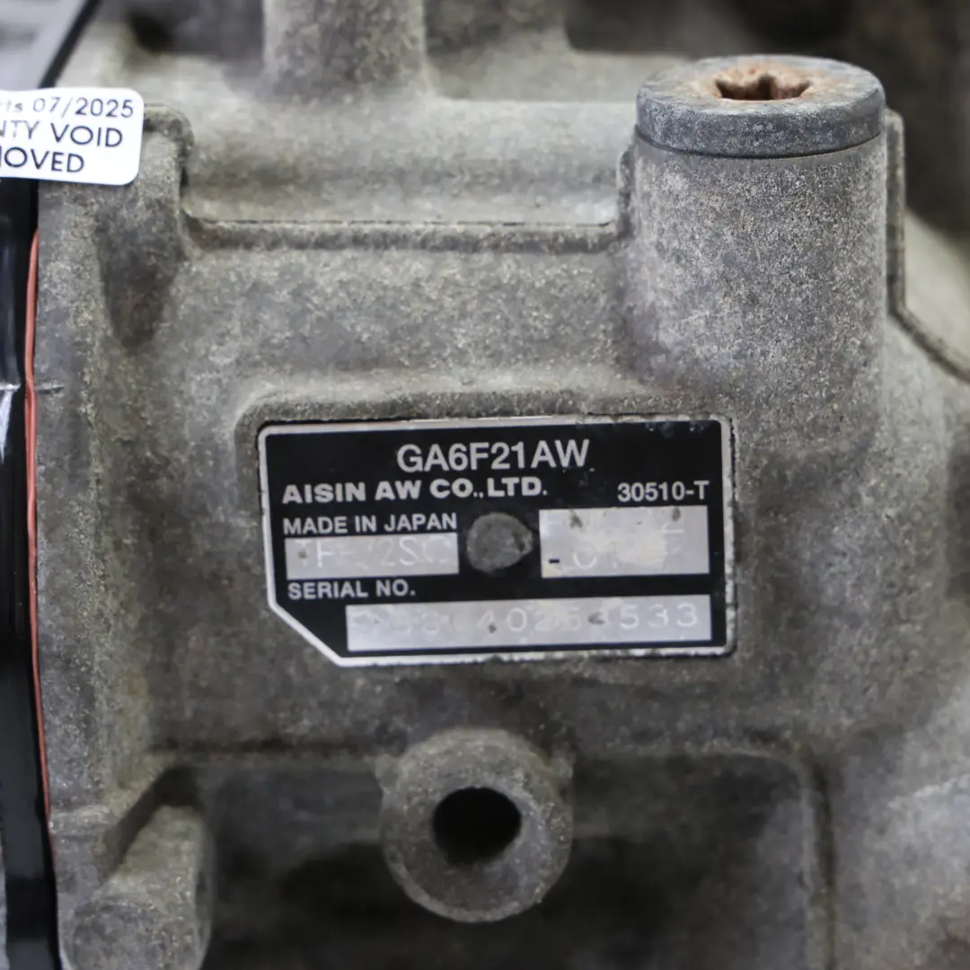 Cambio Automatico GA6F21AW GARANZIA per Mini F56 F57 Cooper D B48 con numero di parte 8741906 Mini F56 F57 Cooper D B48 Cambio Automatico GA6F21AW GARANZIA - SKU 8741906 - Numero di parte 8741906