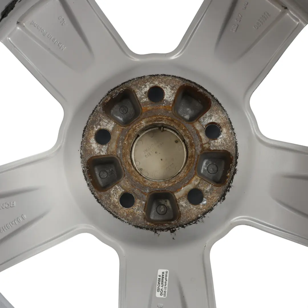 Audi A4 B7 Jante en alliage argenté 18" ET:43 8J - SKU 8E0601025AK-1 - Numéro de pièce 8E0601025AK