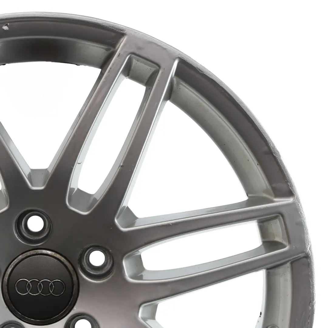 Audi A4 B6 B7 Felga Aluminiowa ET:43 Srebrna 18" 8J - SKU 8E0601025BA-1 - Numer Części 8E0601025BA