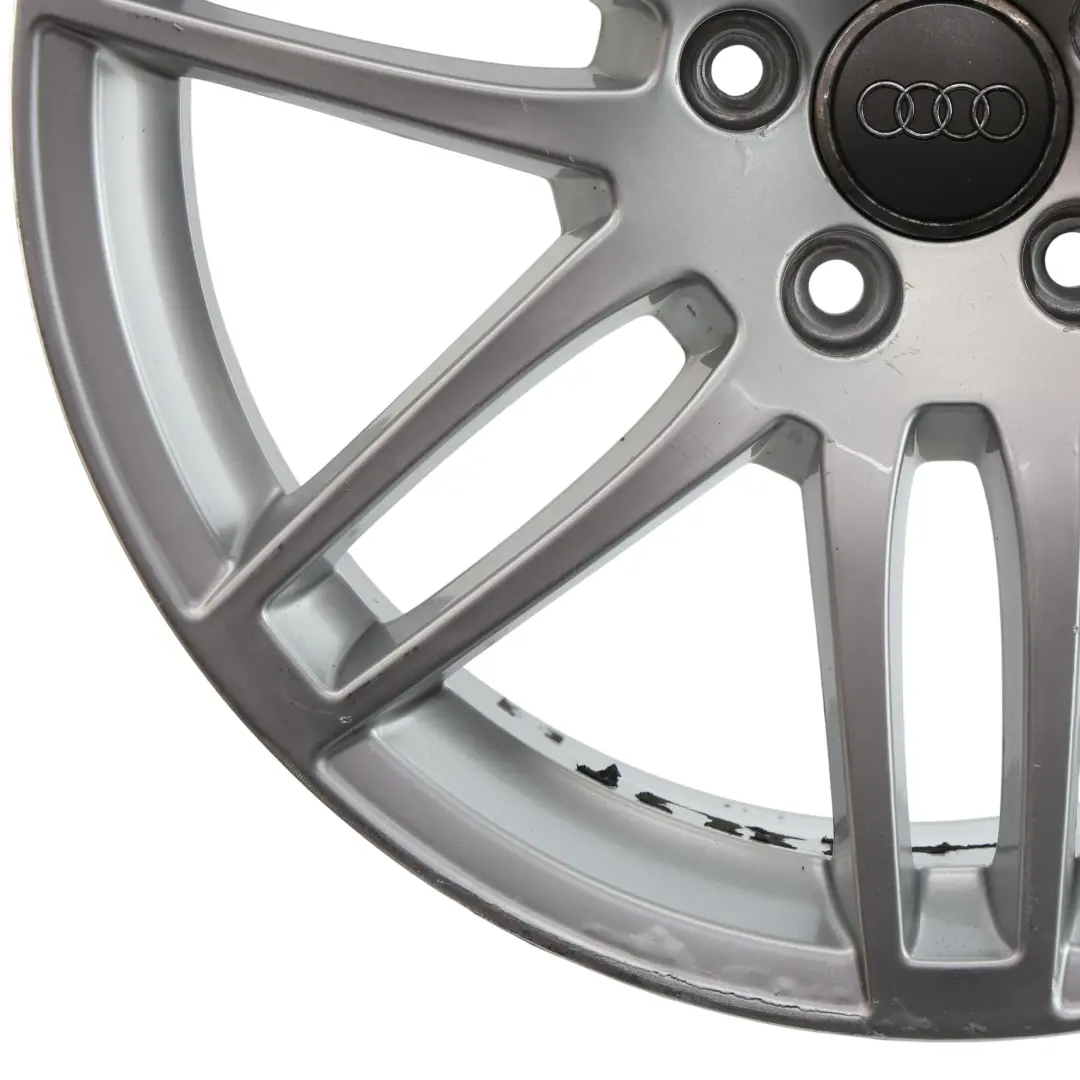 Audi A4 B6 B7 Felga Aluminiowa ET:43 Srebrna 18" 8J - SKU 8E0601025BA-1 - Numer Części 8E0601025BA