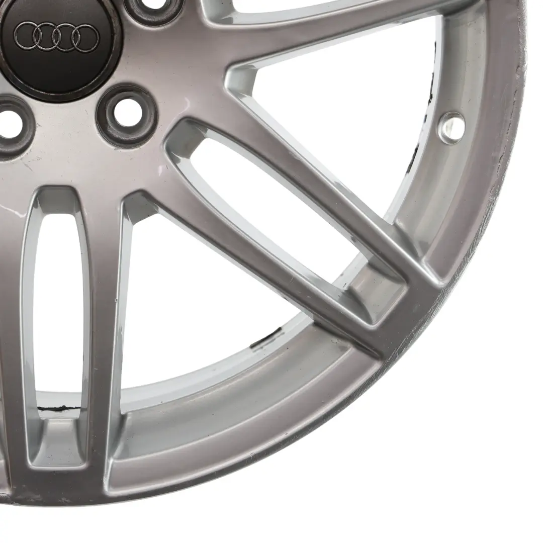 Audi A4 B6 B7 Felga Aluminiowa ET:43 Srebrna 18" 8J - SKU 8E0601025BA-1 - Numer Części 8E0601025BA