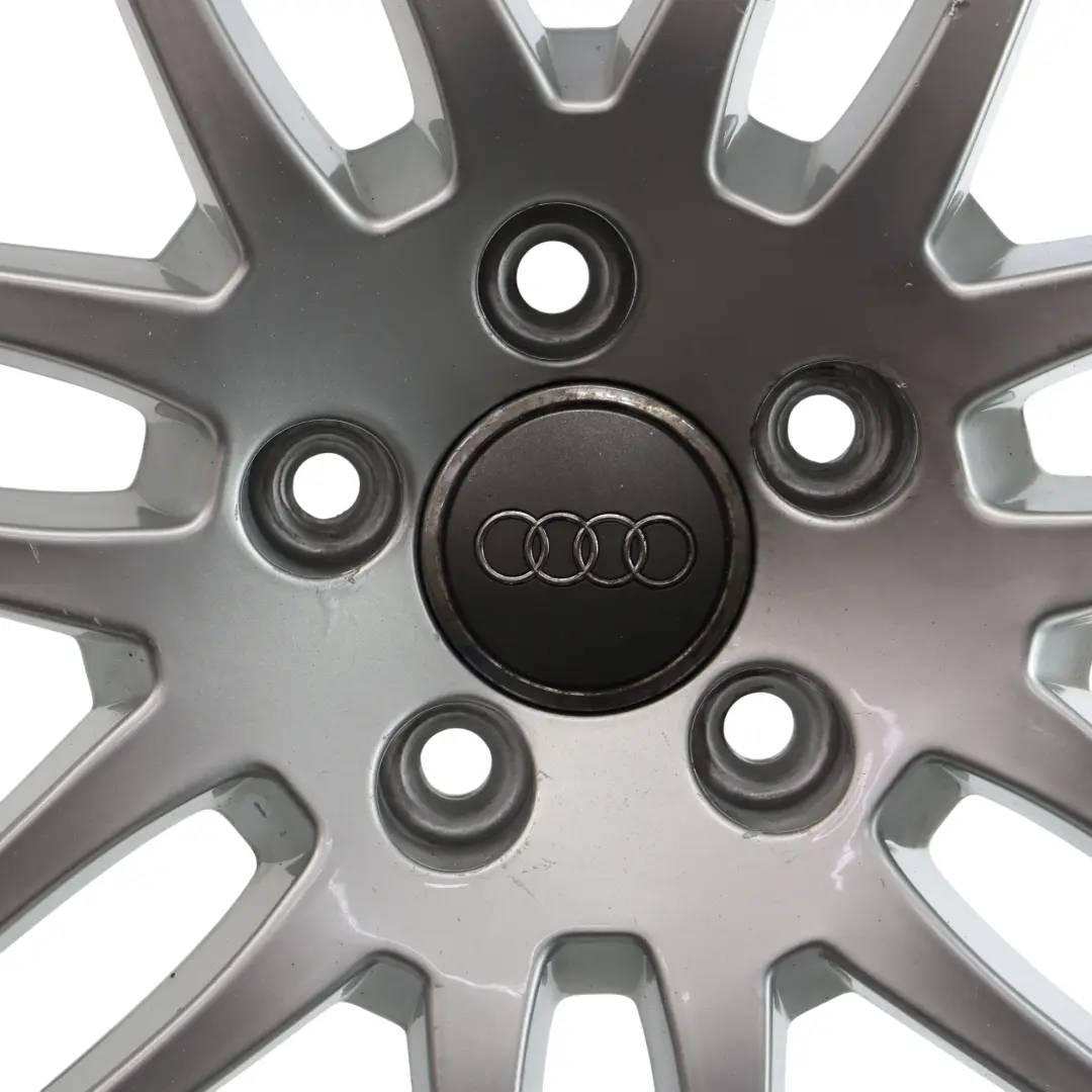 Audi A4 B6 B7 Felga Aluminiowa ET:43 Srebrna 18" 8J - SKU 8E0601025BA-1 - Numer Części 8E0601025BA