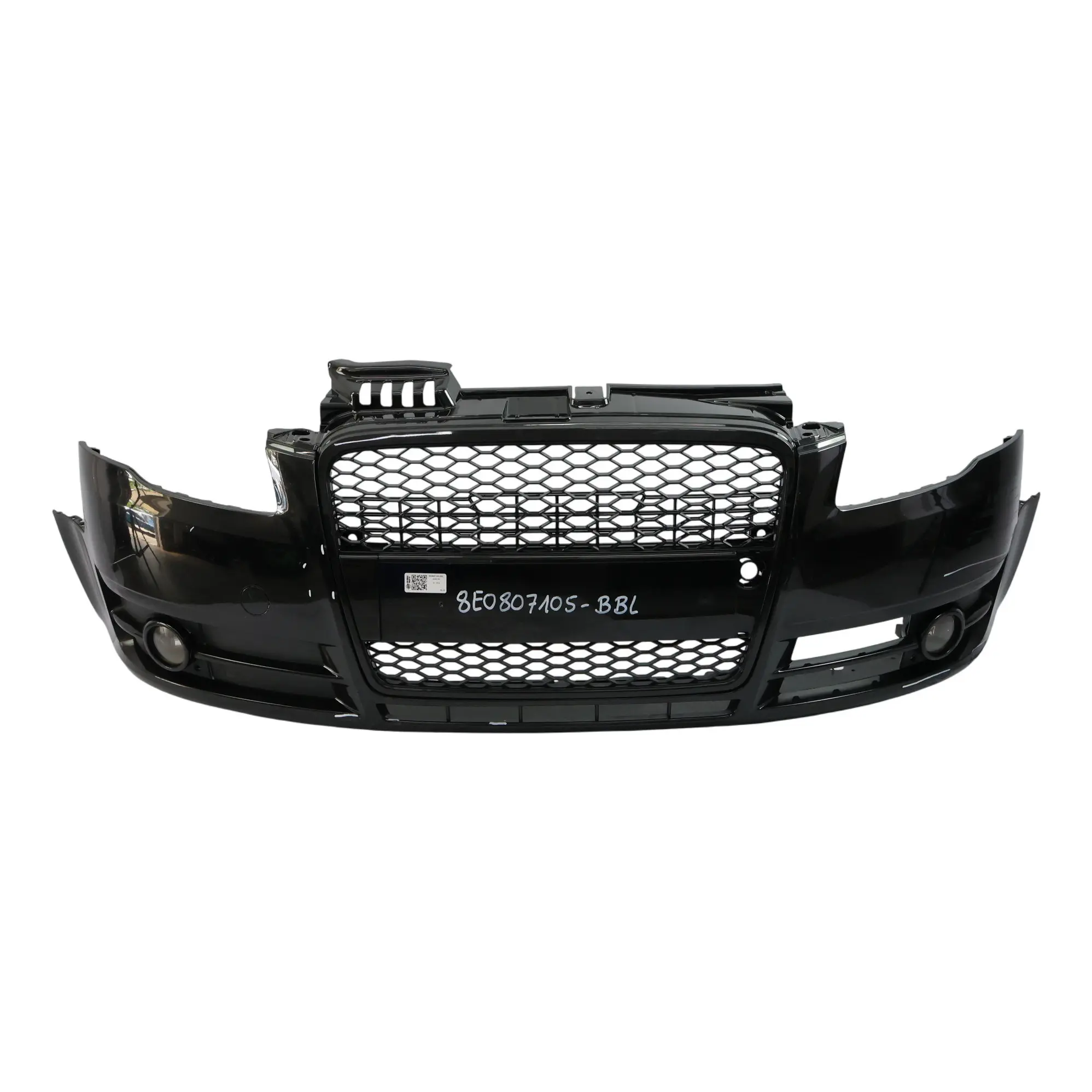 Audi A4 B7 Front Bumper Panel Cover Brilliant Black Metallic - Y9B