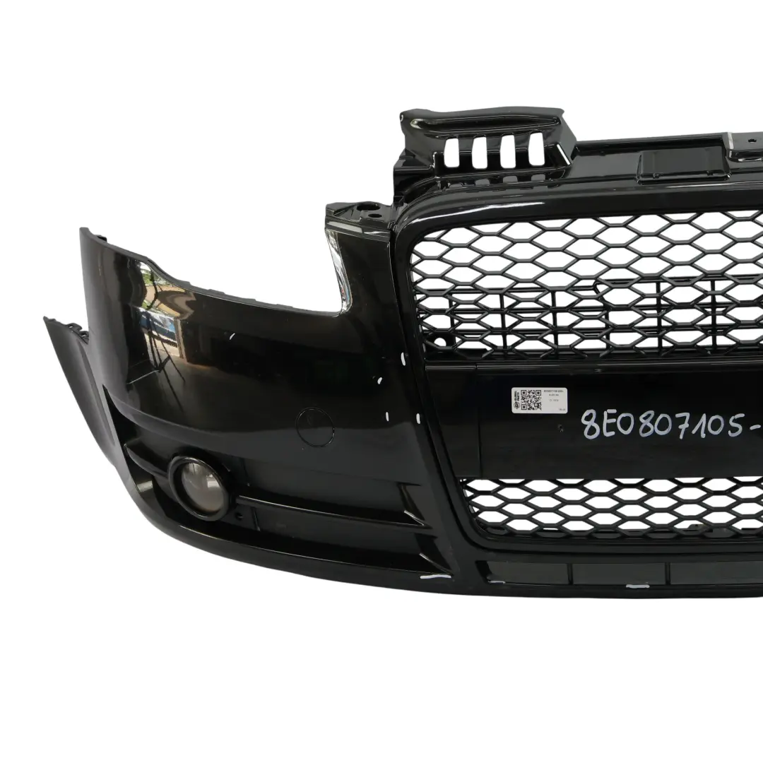 Front Bumper Panel Cover Brilliant Black Metallic - Y9B to Audi A4 B7 with Part number 8E0807105 Audi A4 B7 Front Bumper Panel Cover Brilliant Black Metallic - Y9B - SKU 8E0807105-BBL - Part number 8E0807105